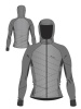 Куртка NORDSKI HYBRID HOOD Black/Grey мужская, черный/серый 