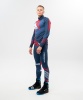 Комбинезон NORDSKI HEAT Blue/Red, т.синий/красный
