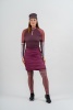 Юбка утепленная NONAME SKI SKIRT 20 WOS Wine Red/Dark Rasberry, бордо/розовый 