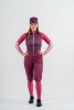 Шорты утепленные NONAME SKI SHORTS 24 WOS Wine Red/Dark Rasberry, женские, бордо/розовый 