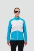 Куртка NORDSKI PRO 2.0 W Breeze/White/Black женская, ярко-бирюзовый/белый