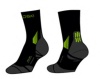 Носки NORDSKI RUN ALL YEAR Black/Lime, черный/зеленый 