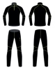 Костюм флисовый FISCHER, детский (кофта, брюки)черный