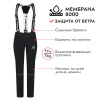 Брюки FISCHER Softshell Warm детские, черный