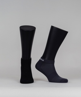 Носки NORDSKI RUN 2PPK Black/Grey, черный/серый