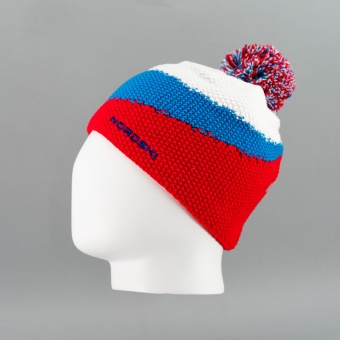 Шапка NORDSKI KNIT COLOR красный/голубой