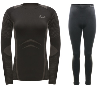 Белье DARE2B ZONAL III BASE LAYER SET, женское, черный