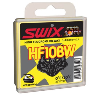 Парафин SWIX HF10BWX, black, 0/+10*С, 40г