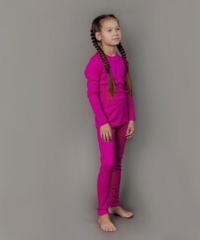 Белье NORDSKI 20 WARM Jn (рубашка, рейтузы), детское, фиолетовый