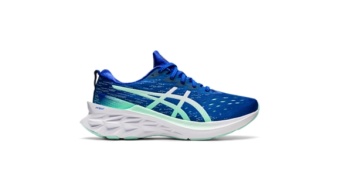 Кроссовки ASICS NOVABLAST 2, женские,синий/бирюзовый