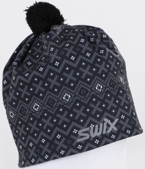 Шапка SWIX MYRENE, стальной принт Шапка SWIX MYRENE, стальной принт