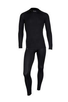 Белье NORDSKI Jr ACTIVE (рубашка, рейтузы), детское, черный