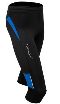 Тайтсы NORDSKI PREMIUM 3/4, унисекс, черный/аквамарин