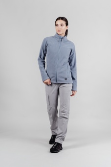 Толстовка NORDSKI FLEECE W Grey женская, серый 