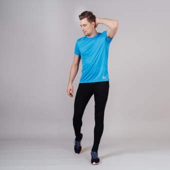 Тайтсы NORDSKI PREMIUM Black/Blue унисекс, черный/синий