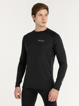 Футболка MOAX COMFORT WARM LS мужская, черный