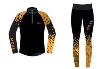 Комбинезон MOAX SIRIUS RACE женский, черный/золотой