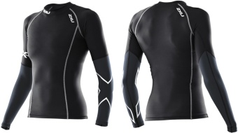 Футболка 2XU Replica компрессионная универсальная, черный