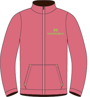 Толстовка NORDSKI Jr BASE ZIP Pink подростковая
