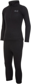 Белье VIKING ARCTIS Kids Set Black (рубашка+рейтузы) детское