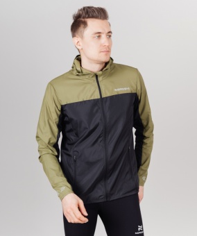 Ветровка NORDSKI RAIN Olive/Black мужская, хаки/черный 