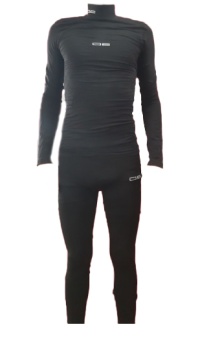 Белье DE Active Black (футболка, кальсоны)
