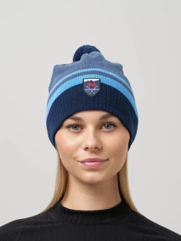 Шапка NORDSKI MOVE DarkBlue/Jeans, синий