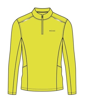Лонгслив MOAX Flex мужской, лимонный