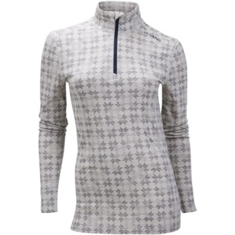 Рубашка ULVANG MARISTUA женский, ваниль/серый