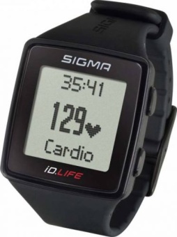 Пульсометр SIGMA ID.LIFE BLACK, черный