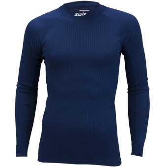 Футболка SWIX RaceX LS мужская, синий сапфир