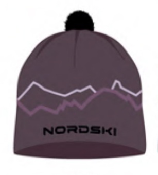 Шапка NORDSKI TRACK Plum, фиолетовый   