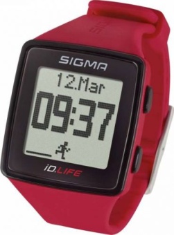 Пульсометр SIGMA ID.LIFE ROUGE, красный