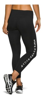 Тайтсы ASICS KATAKANA CROP TIGHT, женские, черный