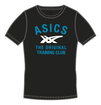 Футболка ASICS SS STRIPES TEE мужская, черный