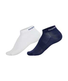 Носки NORDSKI RUN 2PPK Seaport/White, синий/белый