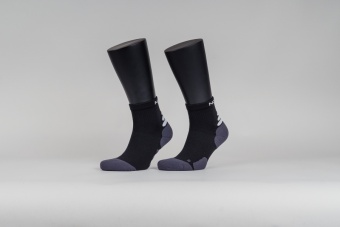 Носки NORDSKI PRO ENERGY Black/Shark, черный/серый 