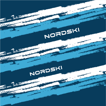 Бандана NORDSKI STRIPE, синий/голубой/белый